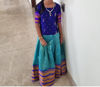 Picture of Pattu Narayanpet lehenga with Bandhini blouse For 4-6Y