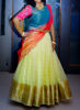 Picture of Cream colored netted Lehenga