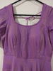 Picture of Beautiful Lavender Georgette thread work padded long frock