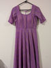 Picture of Beautiful Lavender Georgette thread work padded long frock