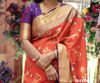 Picture of Designer Kanchi digital print pure silk pattu saree with ikkat blouse