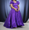 Picture of Satin Violet Maternity Shoot Frock