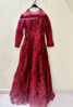 Picture of Dark red Bridal gown