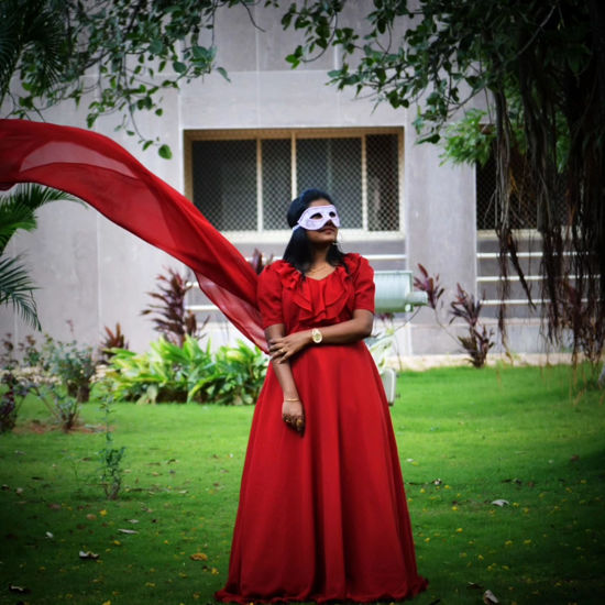 Picture of Elegant Red Gown