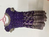 Picture of Dark purple lehenga and maggam blouse For 2-4Y