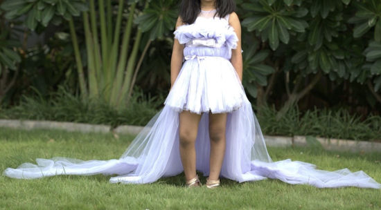 Picture of Lilac floss tail dress For 6-8Y