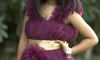 Picture of Plum luxury party gown For 6-8Y