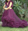 Picture of Plum luxury party gown For 6-8Y