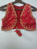 Picture of Beautiful long frock with work jacket For 6-8Y