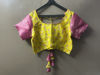 Picture of Stunning lemon yellow lehanga with Benaras dupatta