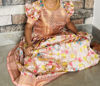 Picture of Kalamkari Lehenga with puff sleeves blouse For 4-5Y