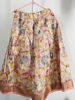 Picture of Kalamkari Lehenga with puff sleeves blouse For 4-5Y