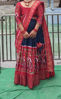 Picture of Party wear blue and red lehanga