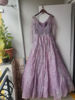 Picture of NEERU'S lilac color heavy party wear long gown