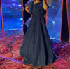 Picture of Dark blue embroidery sequin full party gown