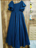 Picture of Dark blue embroidery sequin full party gown