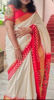 Picture of Ikkat saree with maggam work Blouse