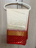 Picture of Ikkat saree with maggam work Blouse