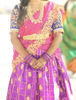 Picture of Pink and purple kanchipattu langa voni