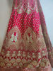 Picture of Red Bridal lehanga with stitched blouse and dupatta