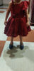 Picture of Marron Shimmer Frock For 2-3Y