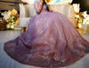 Picture of NEERU'S lilac color heavy party wear long gown