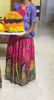 Picture of Premium Silk frock with peplum style overcoat For 7-9y