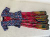 Picture of Premium Silk frock with peplum style overcoat For 7-9y