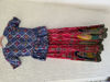 Picture of Premium Silk frock with peplum style overcoat For 7-9y