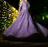 Picture of NEERU'S lilac color heavy party wear long gown