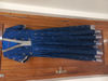 Picture of Blue silk gown with Dupatta