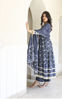 Picture of Indigo Anarkali suit set from rivaaj clothing