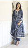 Picture of Indigo Anarkali suit set from rivaaj clothing