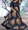 Picture of Organza Black Lehenga