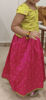 Picture of Parrot Green and Pink Raw Silk lehenga For 2-3Y