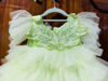 Picture of Ruffle little green dress with tail 1y