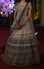 Picture of Dark Navy Blue and Silver Lehenga