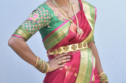 Picture of Organza Pattu saree