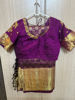 Picture of Magenta pattu saree with zardozi blouse