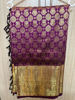 Picture of Magenta pattu saree with zardozi blouse