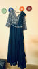 Picture of Indya brand teal blue party wear dress