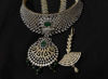 Picture of Real CZ chocker, haram and maangtika set