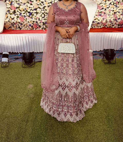 Picture of Peach Bridal Lehenga