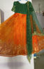 Picture of Organza Frock with cutwork duppatta