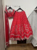 Picture of Geethanjali Reddy Label Red Lehenga