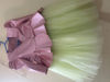 Picture of Janyas closet pista green skirt and peplum onion pink top For 8-10Y