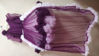 Picture of Purple colour netted dress with tail For 1-2Y