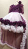 Picture of Purple colour netted dress with tail For 1-2Y