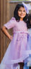 Picture of Janya's High low  dress with hair pin For 8-10Y