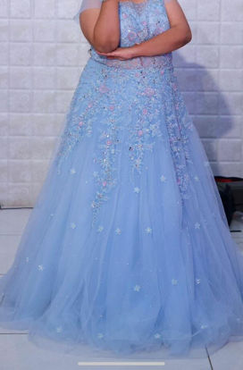 Picture of Ice blue Bridal Frock